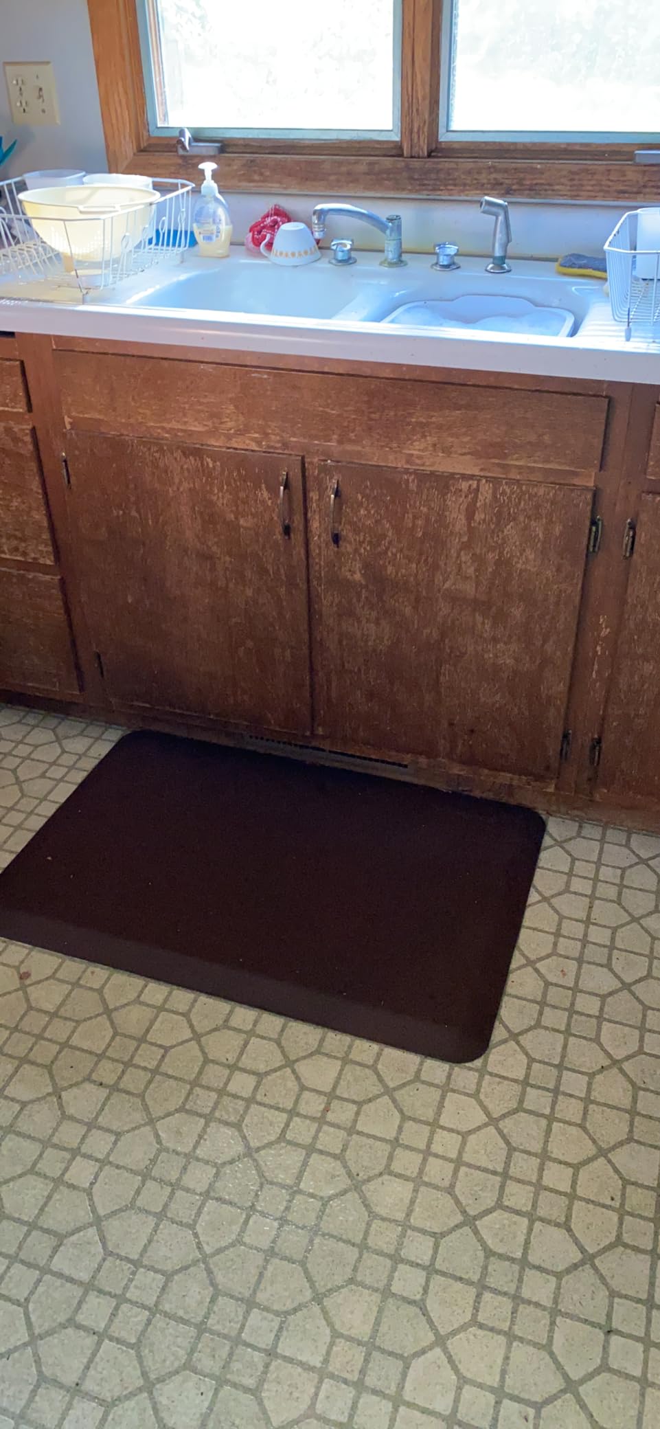 WellnessMats Original Collection Anti-Fatigue Floor Mat for Standing Desks, Made in USA customer photo 2