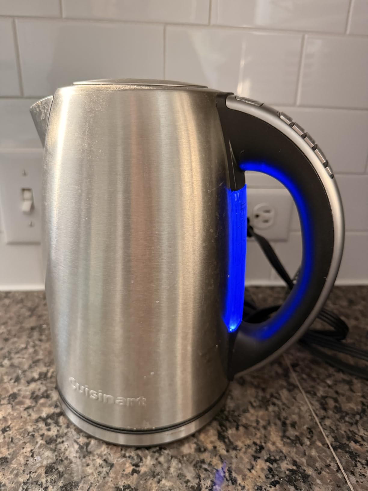 Cuisinart Electric Kettle, 1500W Fast Heating, 6 Temp Presets, 1.7L | PerfecTemp cordless electric tea kettle, includes auto shutoff & 360° base, CPK-17P1 customer photo 2