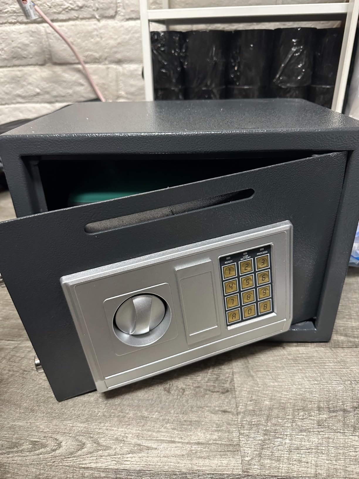 Paragon Lock & Safe 7875 Depository Safe .67 CF Cash Drop Safes Heavy Duty customer photo 1