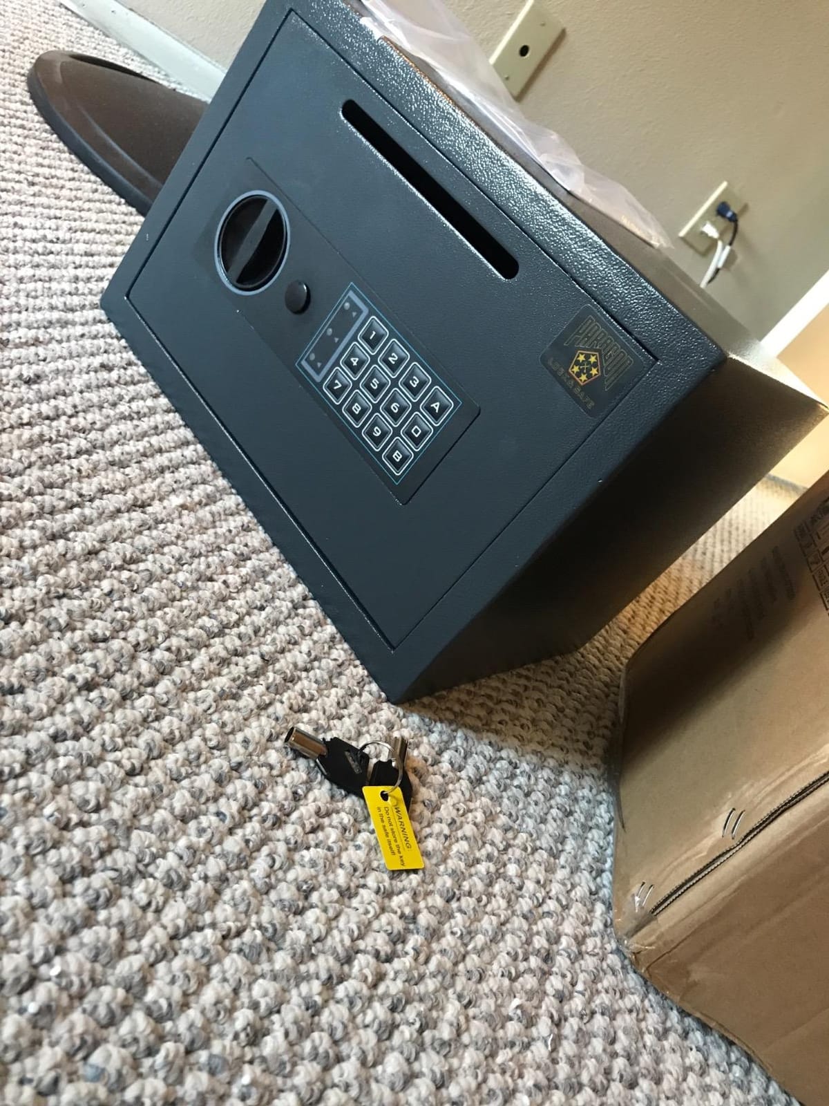 Paragon Lock & Safe 7875 Depository Safe .67 CF Cash Drop Safes Heavy Duty customer photo 2
