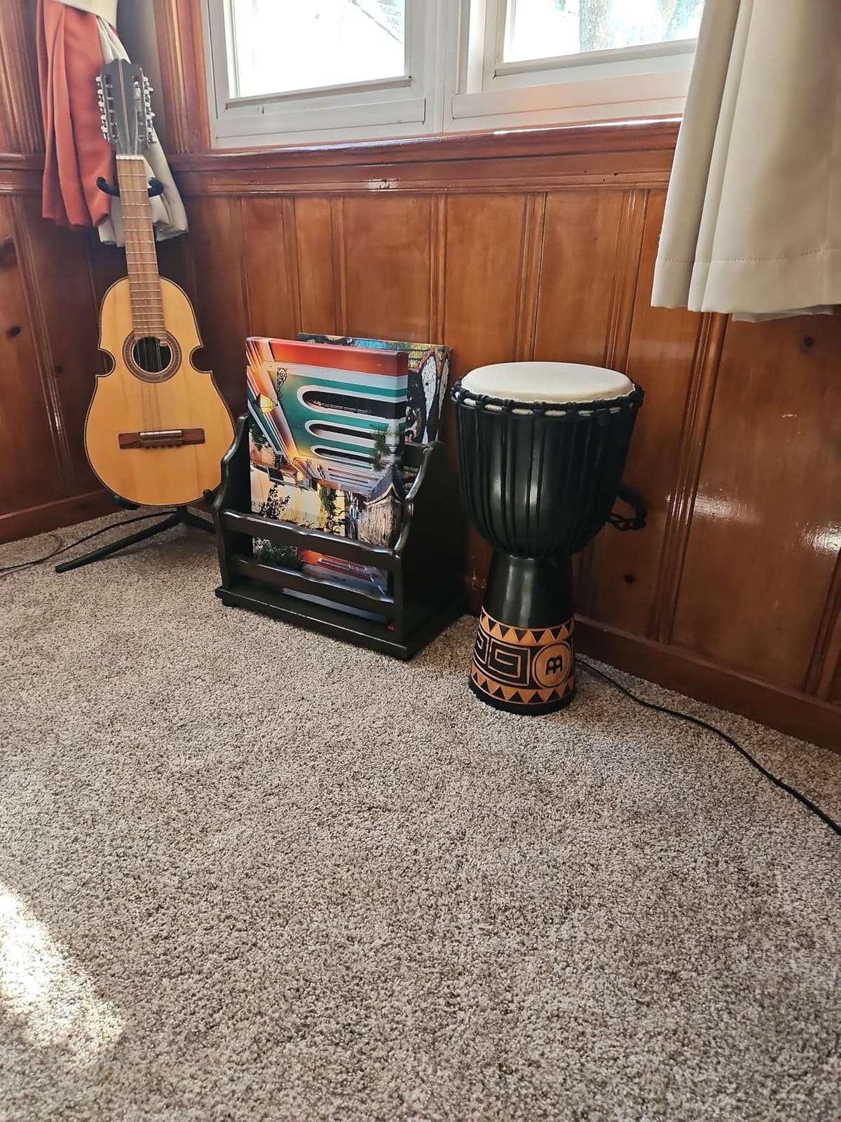 Meinl Percussion Djembe with Mahogany Wood - NOT Made in CHINA - 10-Inch Medium Size Rope Tuned Natural Head, 2-Year Warranty | Professional Hand Carved African Drum, Solid Mahogany Shell, Goat Skin Head customer photo 2