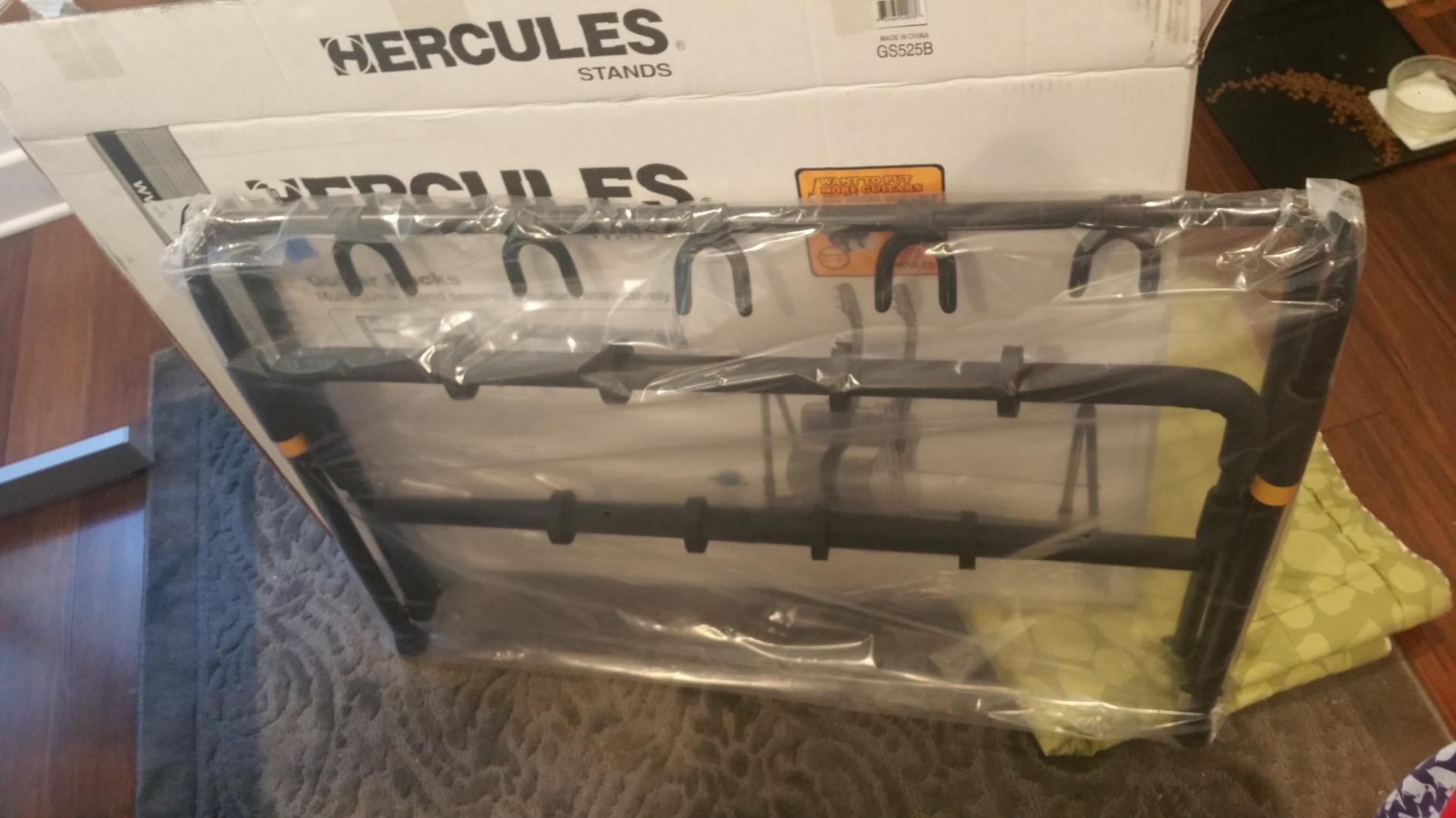 Hercules Stands GS525B 5 Space Guitar Rack customer photo 1