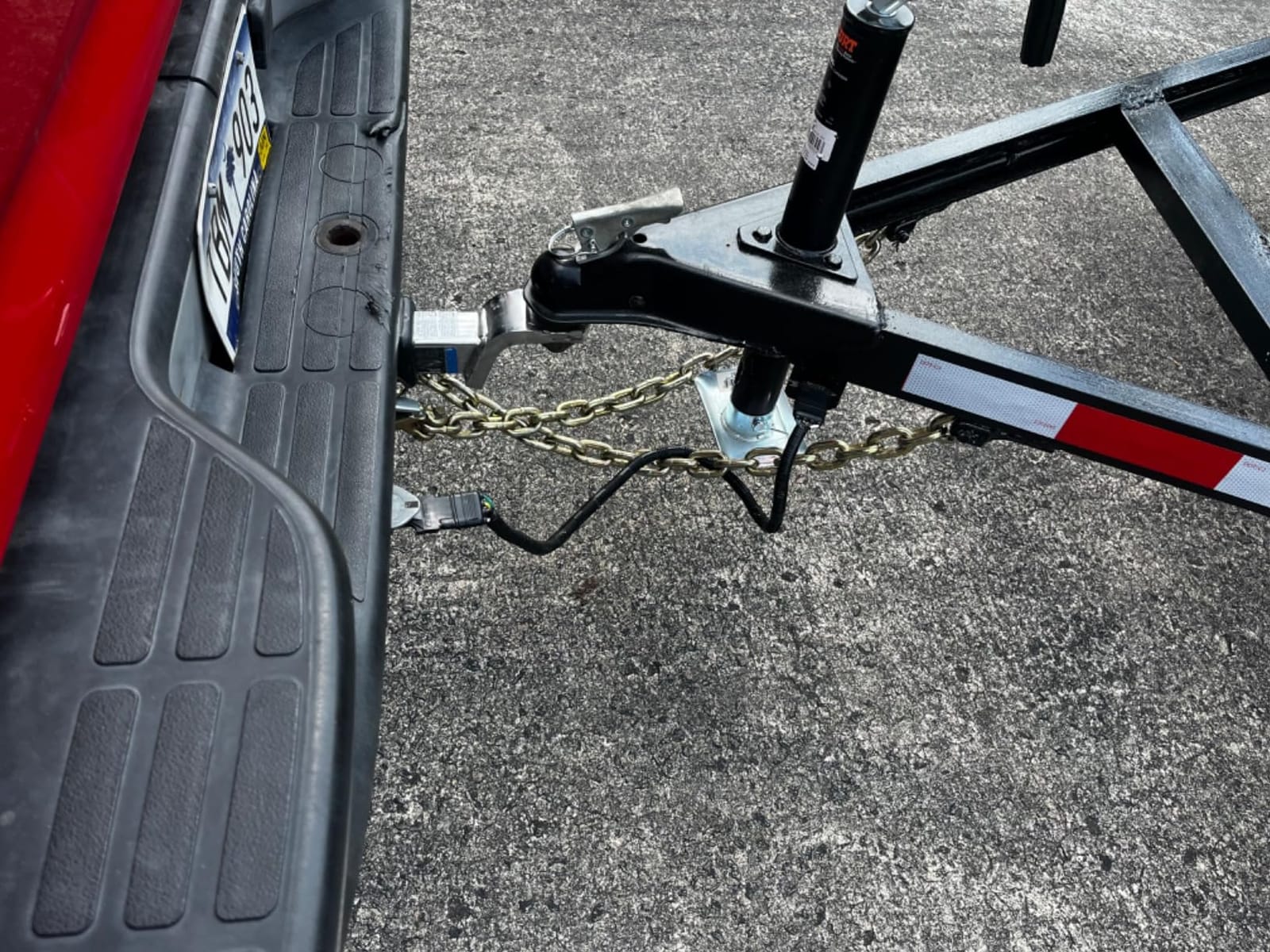 CURT 28250 A-Frame Trailer Jack, 5,000 lb Support, 14