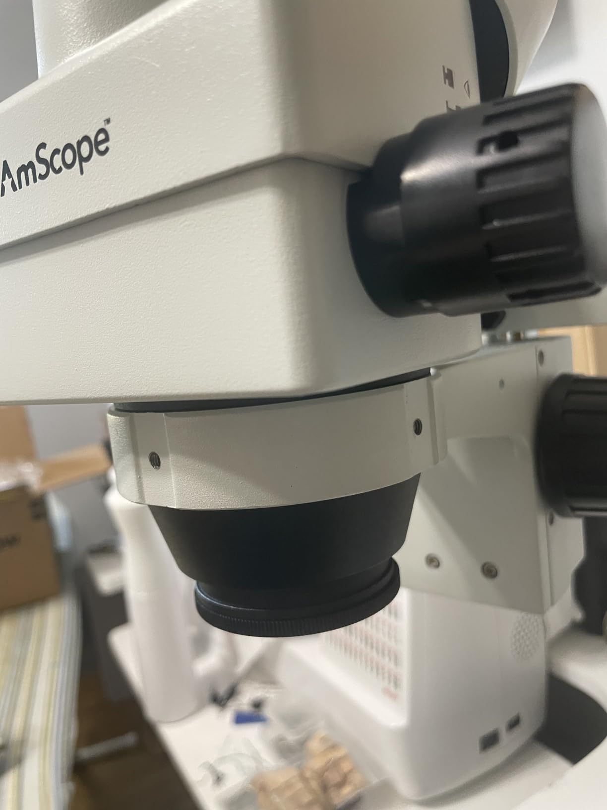 AmScope SM-3T Professional Trinocular Stereo Zoom Microscope, WH10x customer photo 1