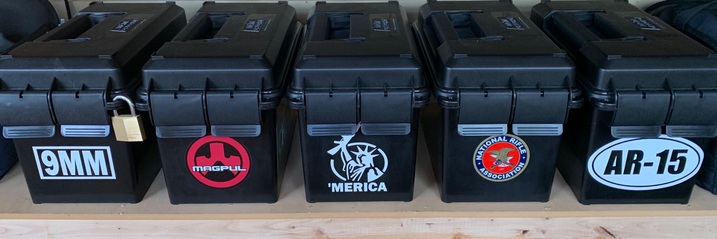 MTM AC50C-40 Ammo Can, 50-Caliber, Heavy-Duty Dual Latching System, Rugged Polypropylene Plastic, O-Ring Seal System, Water Resistant, Bulk Ammo Storage, USA Made, Black customer photo 1