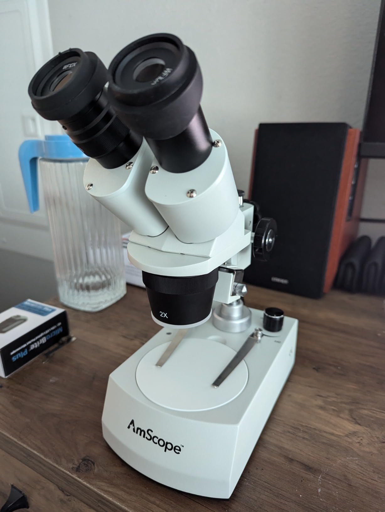 AmScope SE306R-P-LED Cordless LED Stereo Microscope, 20x-40x customer photo 2