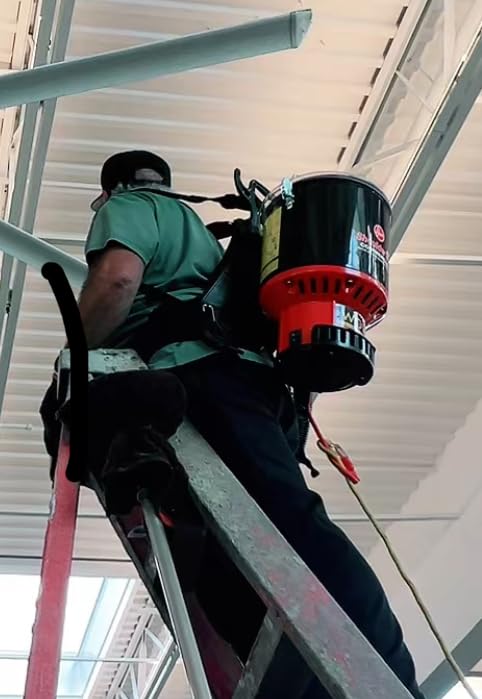 Hoover Commercial Shoulder Vac Pro Bagged Backpack Vacuum Cleaner, Lightweight, Chiropractic Design, HEPA Media Filtration, Corded Vacuum Cleaners for Commercial Use on Carpet and Hard Floors customer photo 2