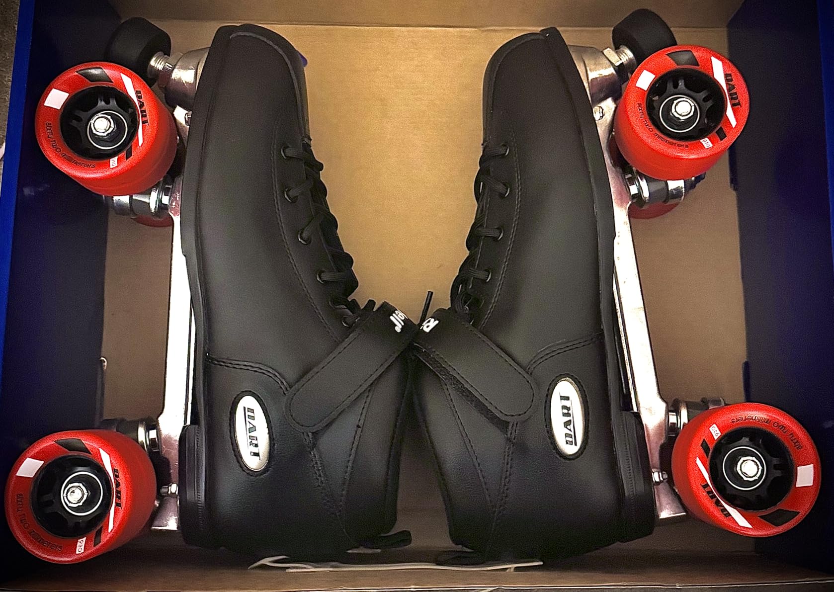 Riedell Dart Roller Skates for Men and Women - Colorful, Ultra-Durable Speed Skate customer photo 1