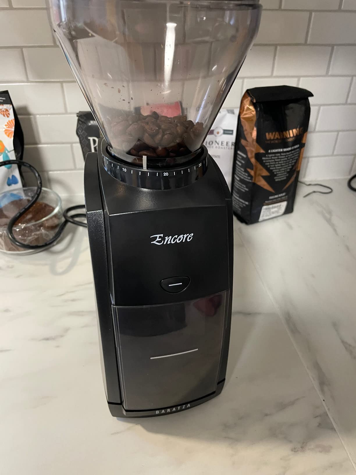 Baratza Encore Coffee Grinder ZCG485BLK, Black | Beginner-friendly grinder with powerful motor and 40mm conical steel burrs for consistent, brew-ready performance customer photo 2