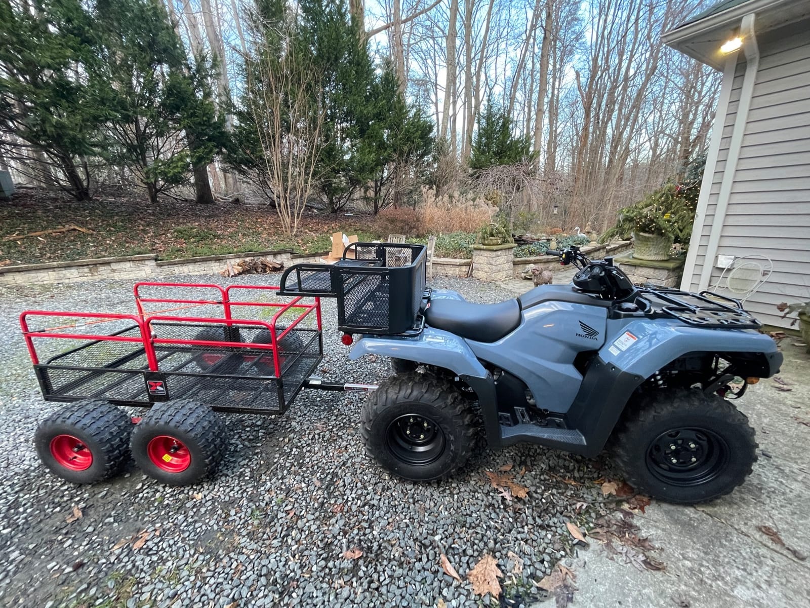 Yutrax Trail Warrior X4 Heavy Duty UTV/ATV Trailer - For Off-Road Use - 1,250 lb. Capacity, TX159 customer photo 1