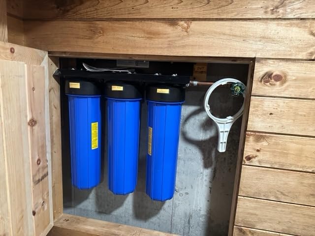iSpring WGB32B Commercial-Grade Whole House Water Filter System | Eliminates 99% Chlorine, Sediment, Taste, Odor, 3-Stage 20x4.5-inch Industrial Standard Filters, 1-inch Inlet/Outlet customer photo 1