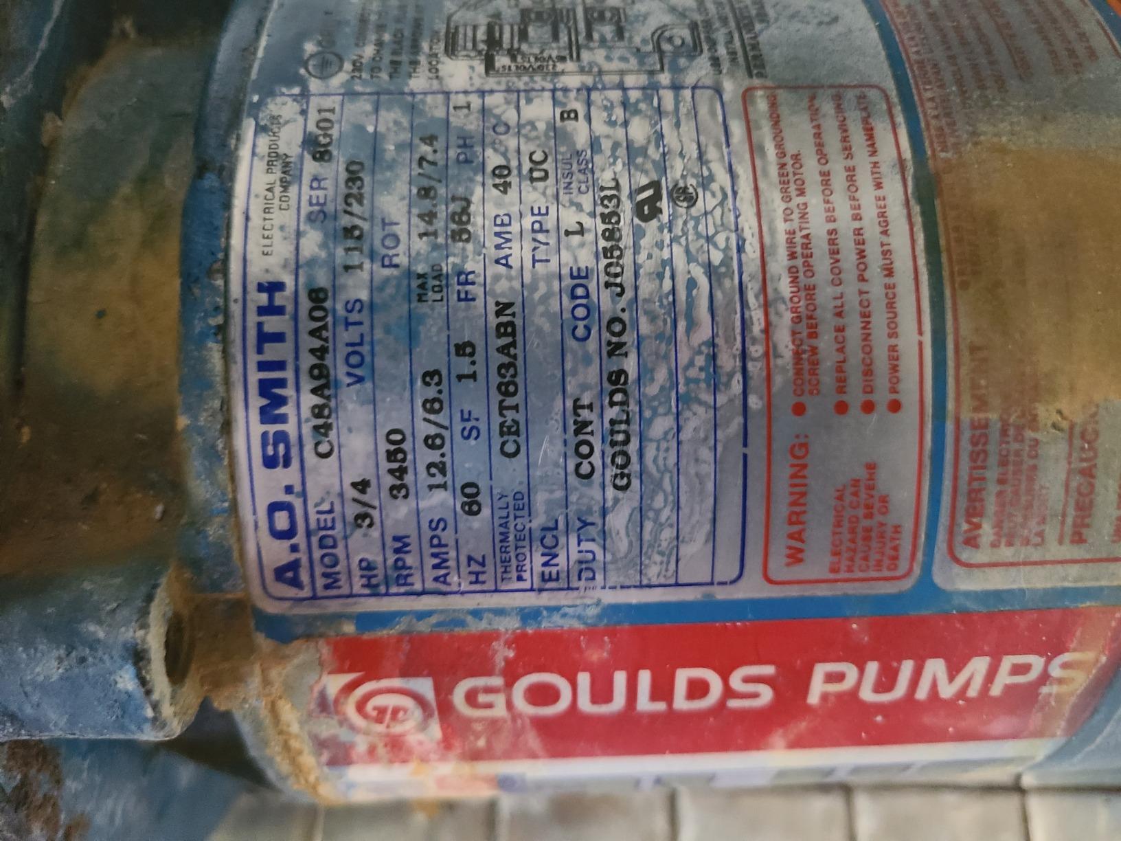 Goulds J7 Convertible Jet/Deep Well Pump - 115V/230V - 3/4 Hp customer photo 1