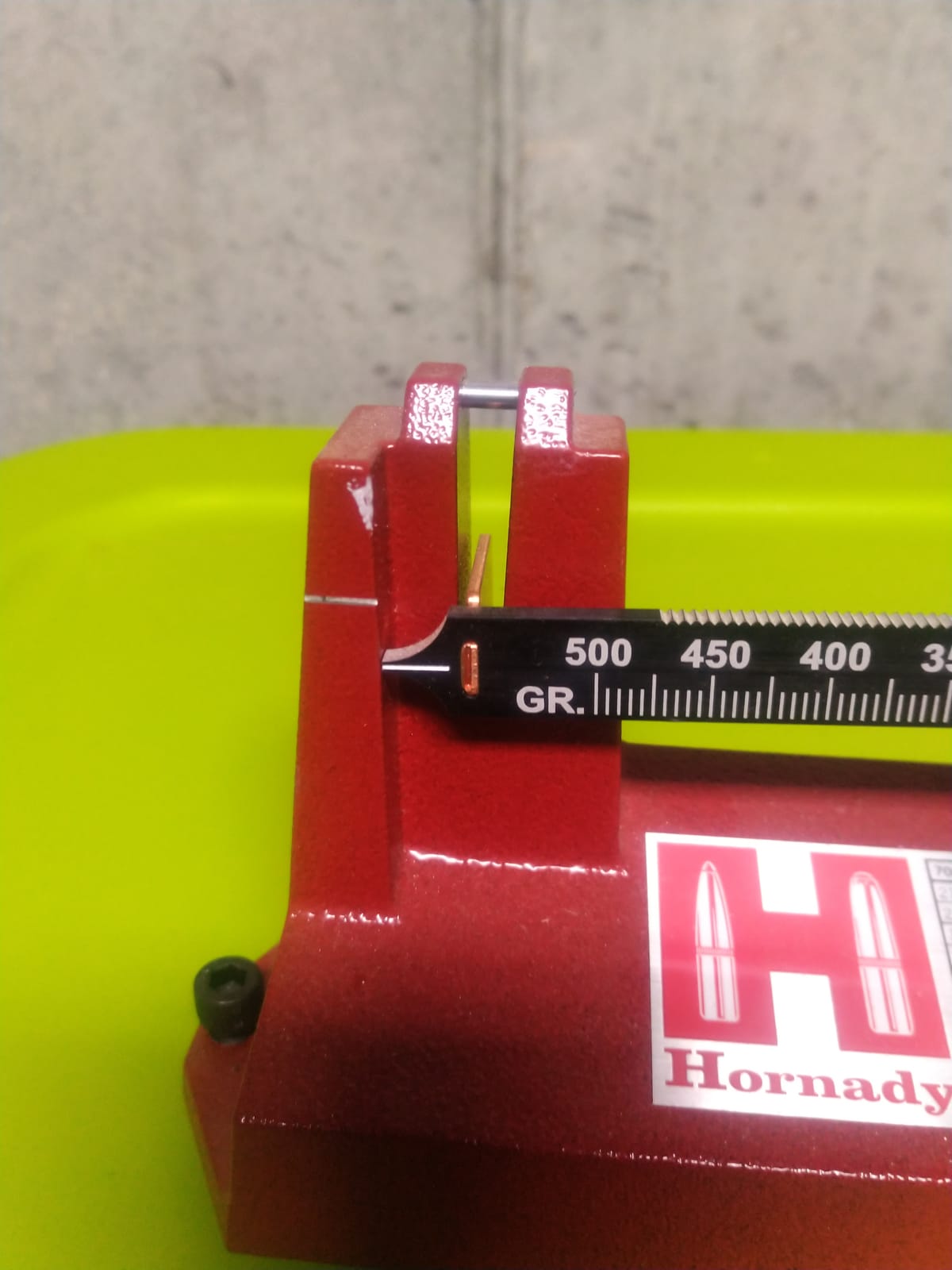 Hornady Lock-N-Load Beam Scale - Analog Powder Scale for Reloading Tasks - 0 to 500 Grain Precise Measurement Range, Accurate to 0.1 Grain - Easy to Read, Laser Etched Scale - Item 050109 customer photo 1