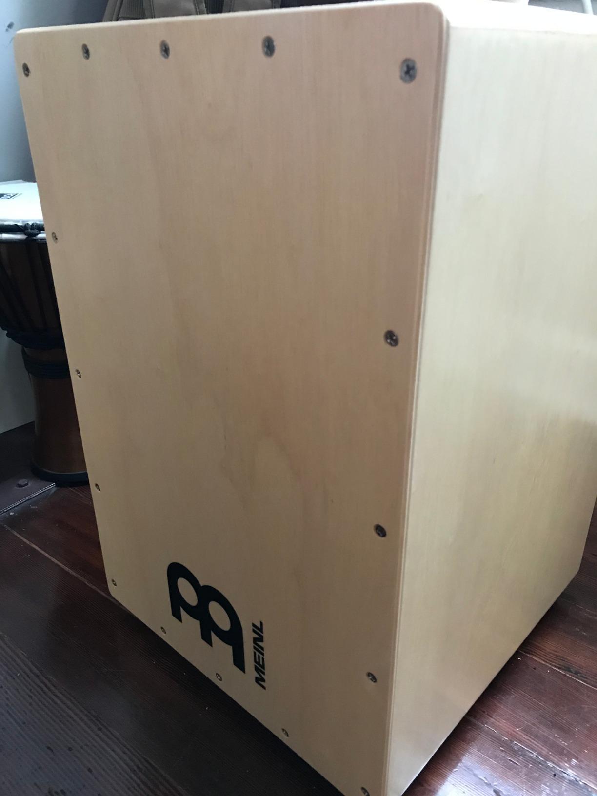 String Cajon Box Drum Instrument with Internal Snare Strings, Adjustable — NOT MADE IN CHINA — Play with Your Hands, 2-YEAR WARRANTY customer photo 1