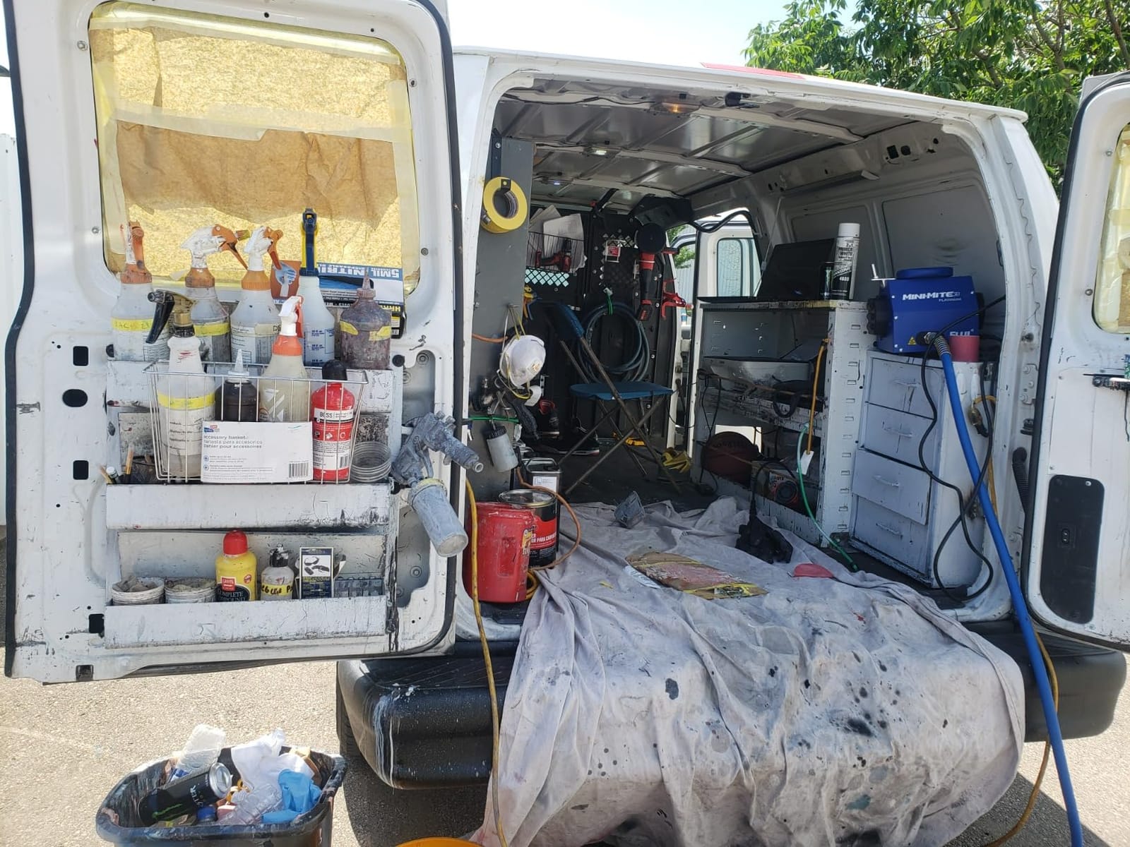 Fuji Spray 2903-T70 Mini-Mite 3 Platinum - T70 HVLP Spray System | 3 stage turbine, T70 spray gun, 25 foot hose, 1000cc cup, 1.3mm air cap customer photo 1