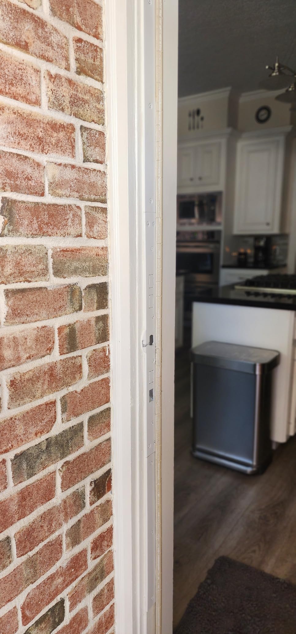 Prime-Line U 11026 Jamb Repair and Reinforcement Kit, 59-1/2 In. Installed, Steel Construction, White (1 Kit) customer photo 1