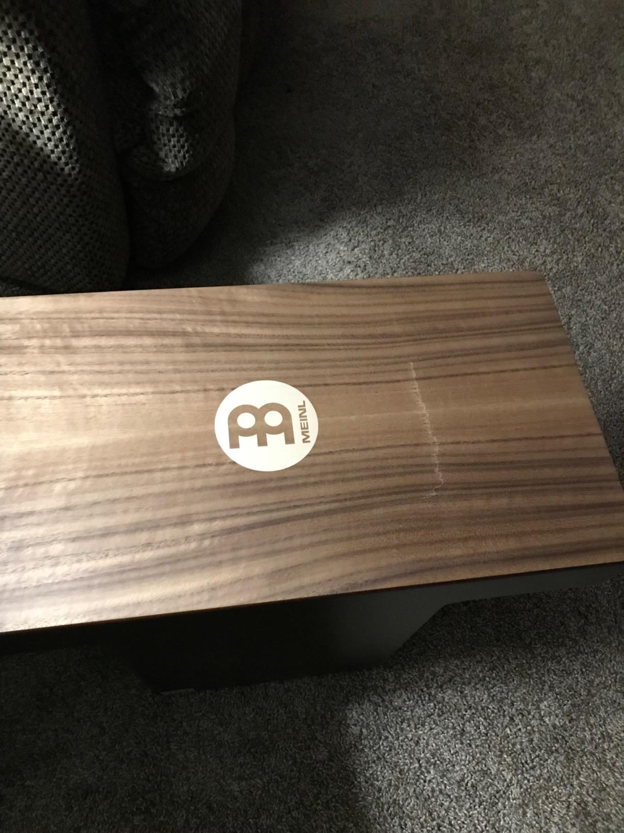 Meinl Slaptop Cajon Box Drum with Internal Snares and Forward Projecting Sound Ports - NOT MADE IN CHINA - Walnut Playing Surface, 2-YEAR WARRANTY (TOPCAJ2WN) customer photo 2