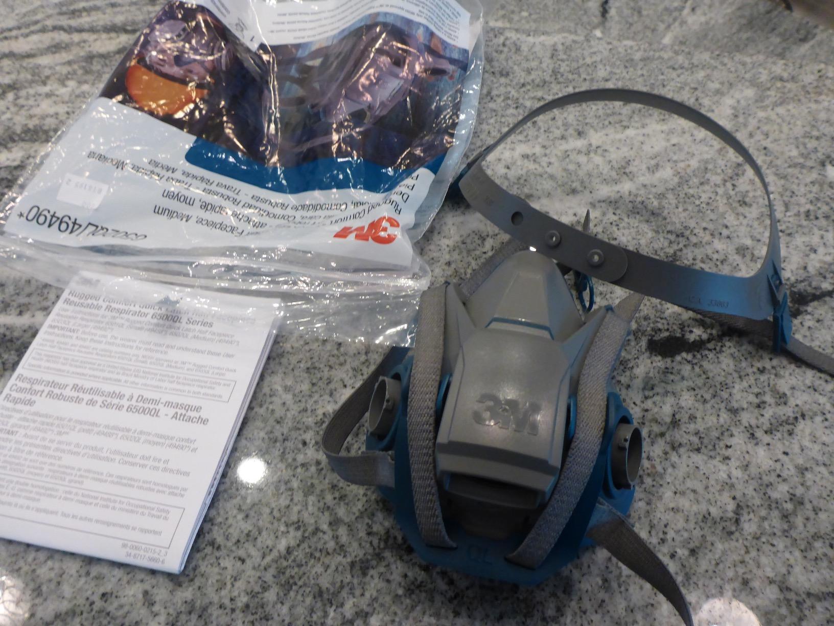 3M Rugged Comfort Quick Latch Half Facepiece Reusable Respirator customer photo 2