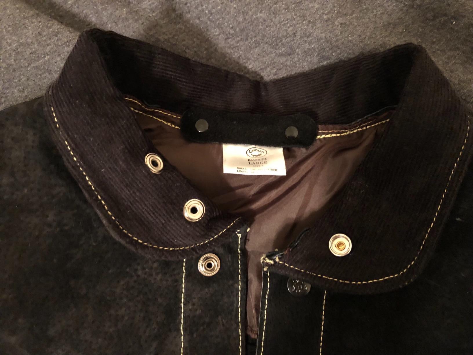 Caiman Men's Modern Leather Welding Jacket customer photo 2