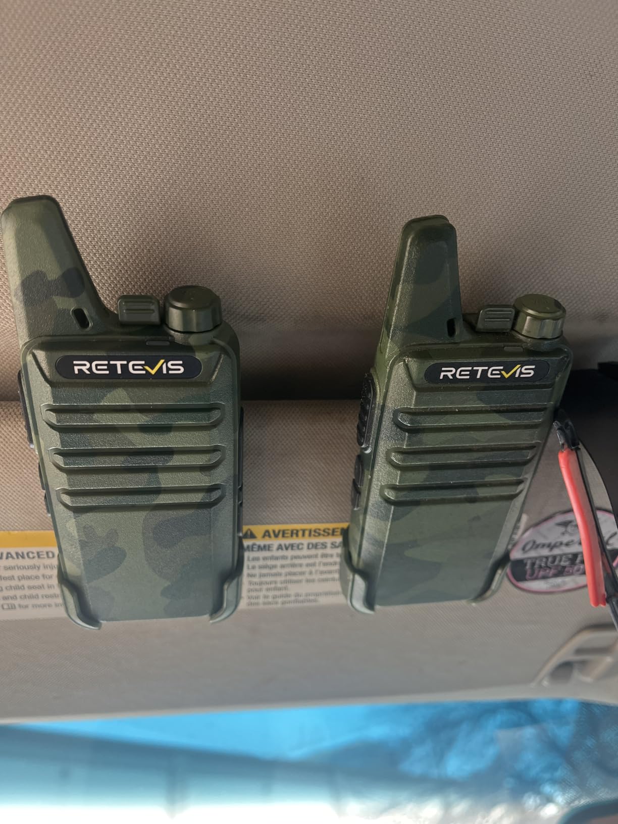 Retevis RT22 Two Way Radio Long Range Rechargeable, Portable 2 Way Radio, USB-C Charging, Handsfree Walkie Talkies for Adults Cruise Hiking Camping(4 Pack) customer photo 1