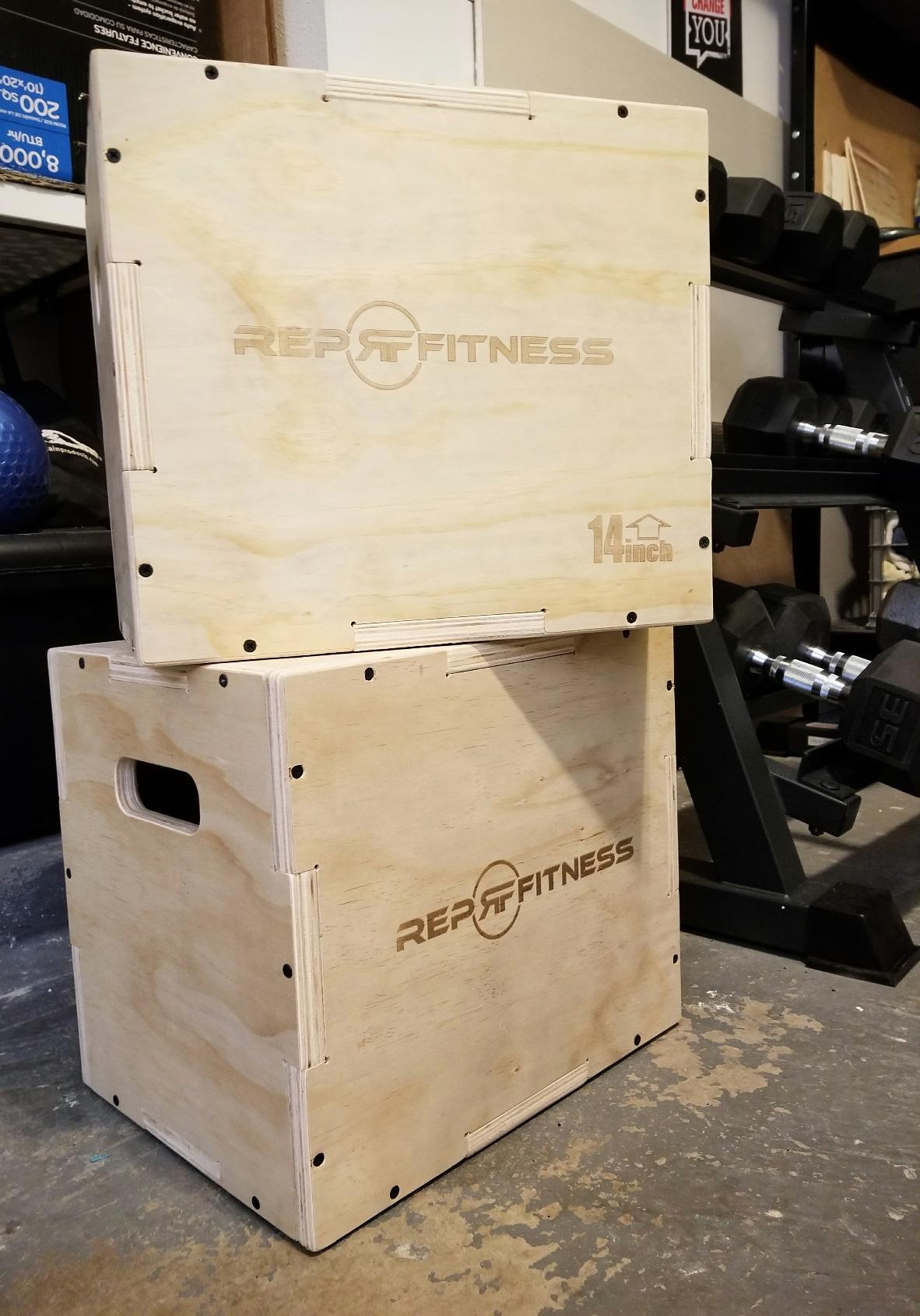 Rep Plyometric Wood Jump Box | CrossFit & Strength Training | 12 to 30 Inch Range Wooden Step Platforms customer photo 2