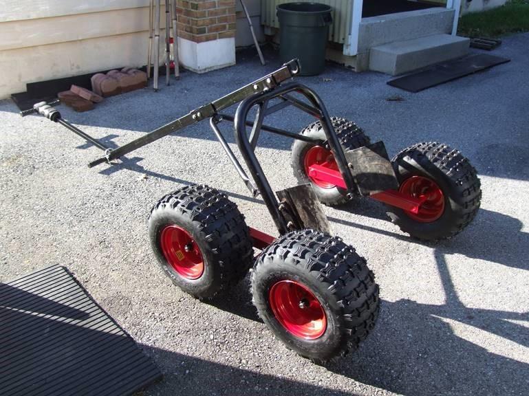 Timber Tuff Steel Log Carrier Dolly with Skidding Arch, 1000 Pound Capacity customer photo 1