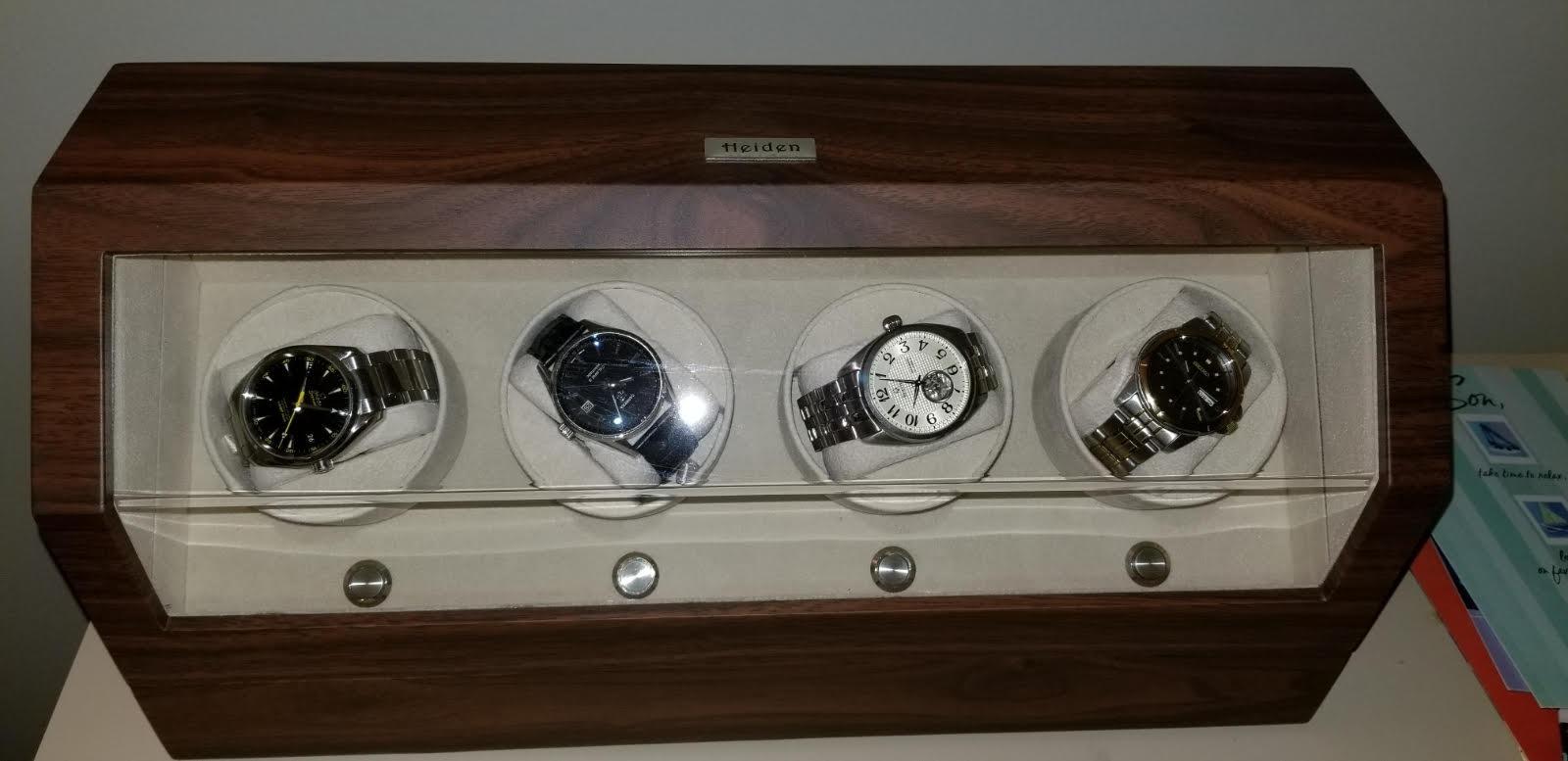 Watch Winder for Automatic Watches - Quad Watch Winders for Rolexs - Japanese Motor - Multiple Settings - Zero Magnetization customer photo 1