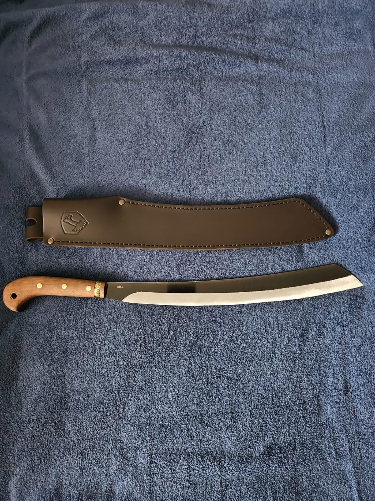 Condor Tool & Knife Duku Machete | Heavy Duty Machete Knife with Hand Crafted Welted Leather Sheath | 1075 High Carbon Steel Tactical Machete with Walnut Handle | 4.5mm Thick | 16in Blade | 30.6oz customer photo 1