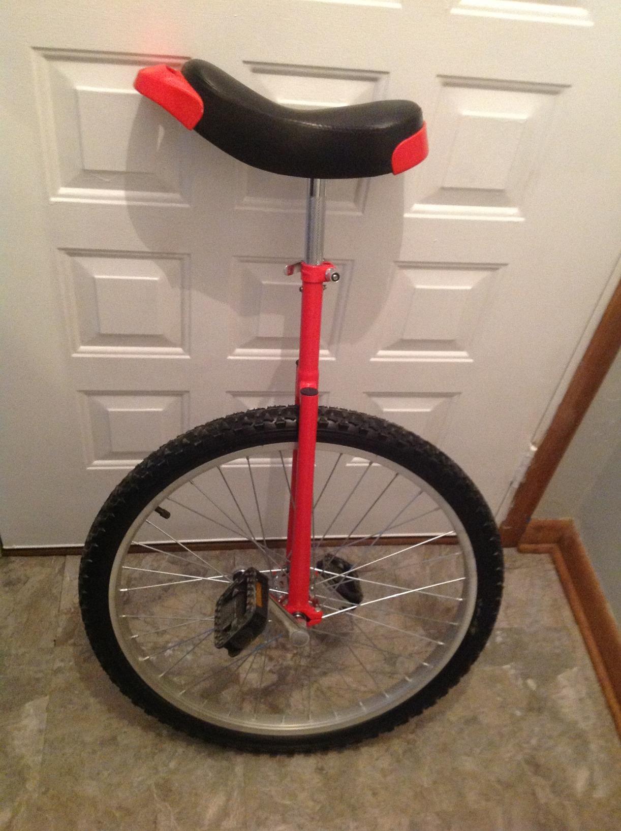 AW 16/18/20/24 Inch Wheel Outdoor Unicycle Adjustable Seat Exercise Bicycle | Fit Adults Kids Outdoor Sports Fitness Exercise, Various colors For Choice customer photo 2