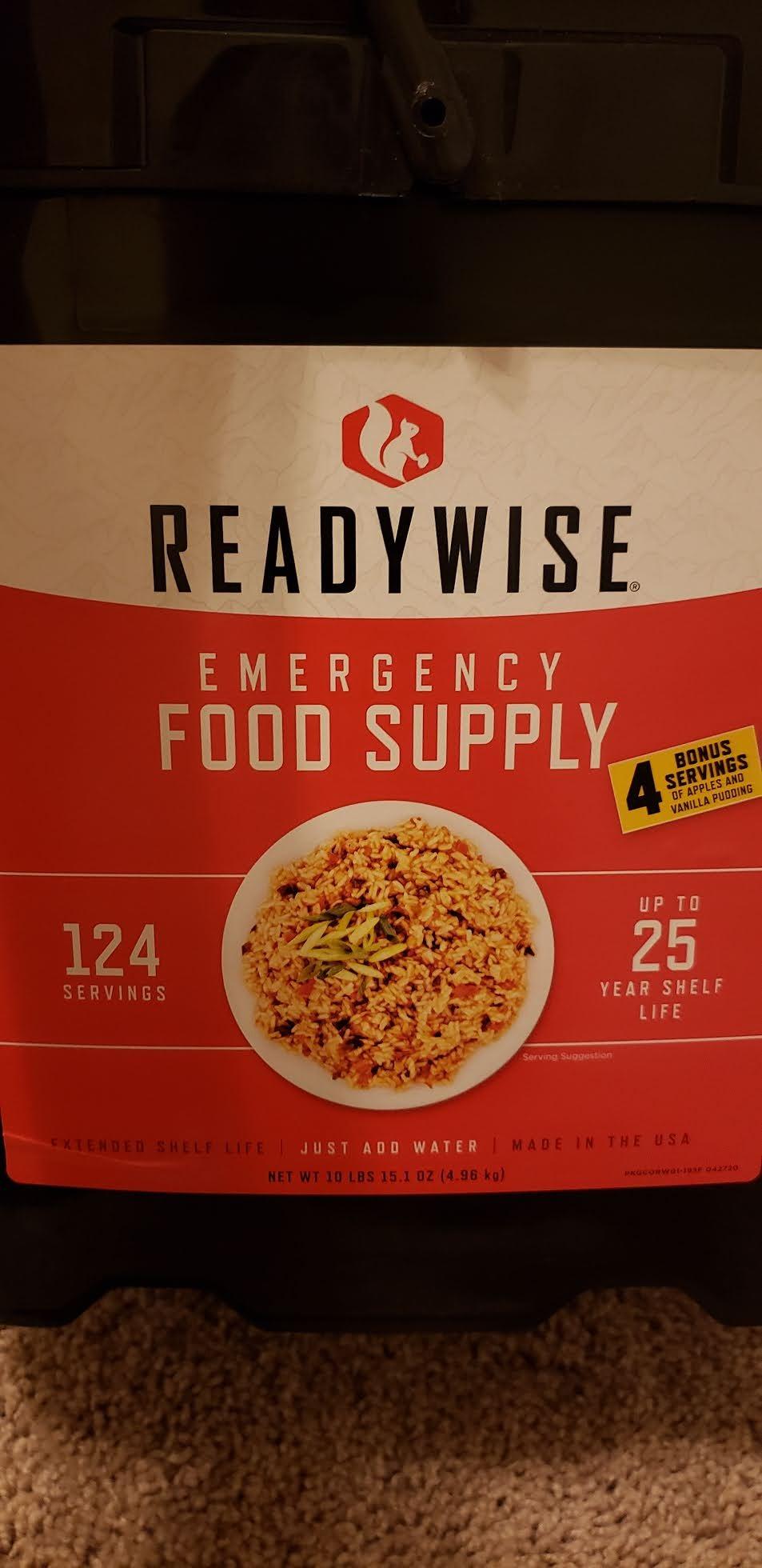 ReadyWise Emergency Food Supply - 132 Servings, Survival Bucket, Dehydrated & Freeze Dried Protein Meals, Camping Essentials, Ready to Eat Disaster Prepping Supplies, up to 25 Year Shelf Life customer photo 2