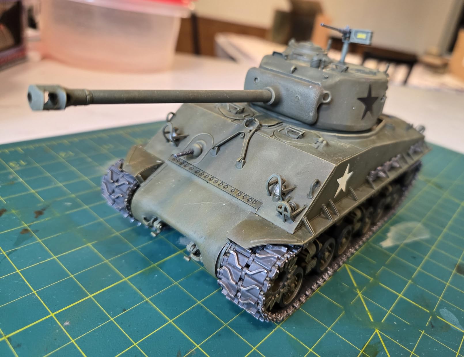 Tamiya 35346 1/35 US Medium Tank M4A3E8 Sherman Plastic Model Kit customer photo 2