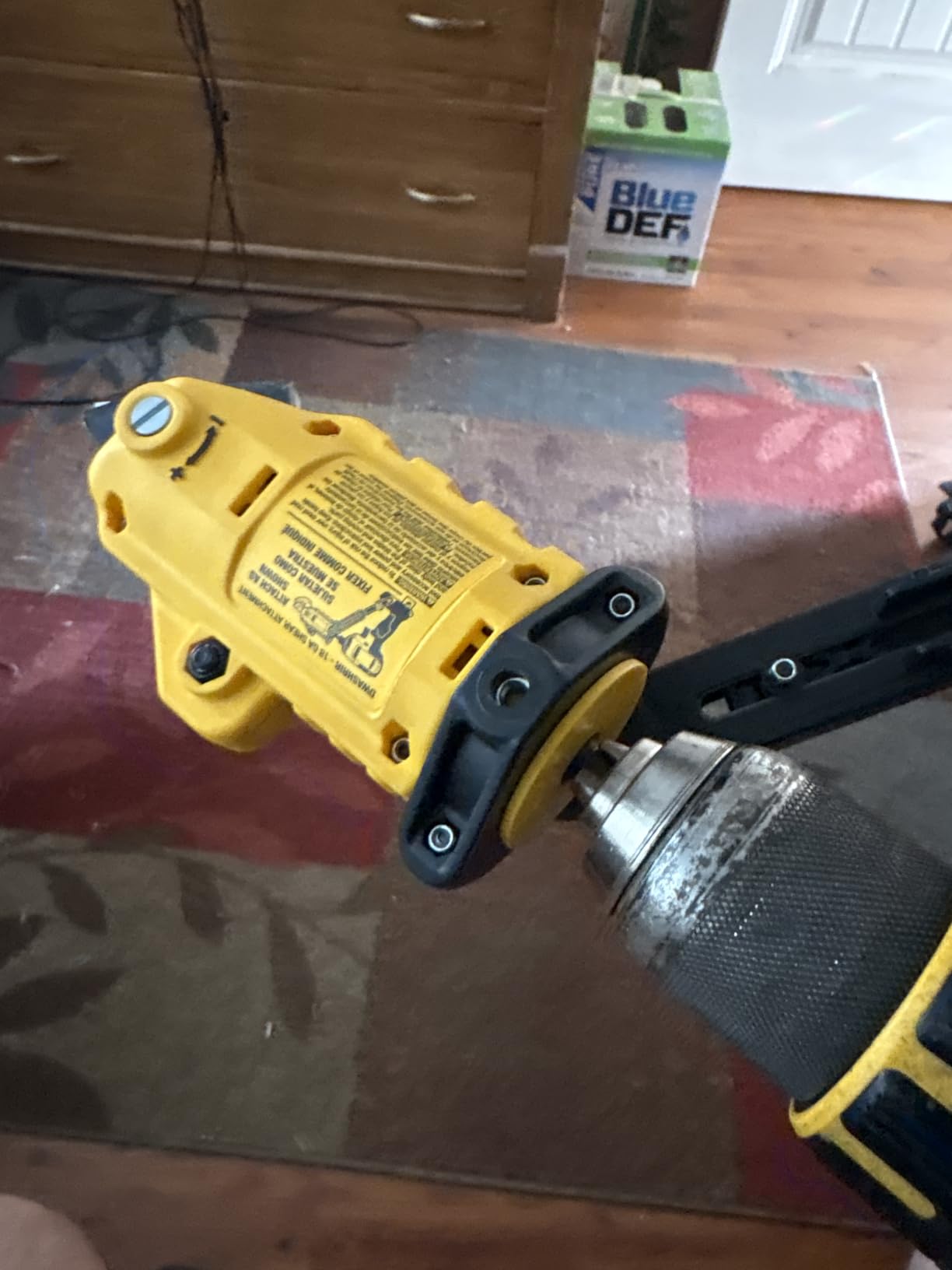 DEWALT Metal Shear/Cutter Drill Attachment, Impact Ready, 360 Degree Pivoting Head, Cuts 18GA Material (DWASHRIR) customer photo 2