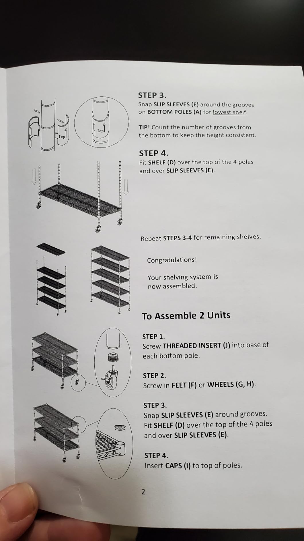 Seville Classics UltraDurable Heavy Duty NSF Solid Steel Wire Rack Storage Unit Organizer for Garage, Warehouse, Office, Restaurant, Classroom, Kitchen, 5-Tier Shelving, 60