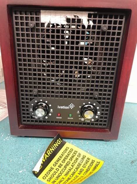 Ivation Ozone Generator Air Purifier, Ionizer & Deodorizer - Purifies Up to 3,500 Sq/Ft - Great for Dust, Pollen, Pets, Smoke & More Cherry customer photo 2