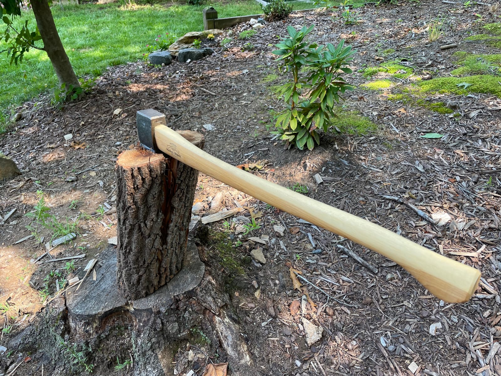 1844 Helko Werk Germany Traditional Saxon Heavy Log Splitting Axe customer photo 1