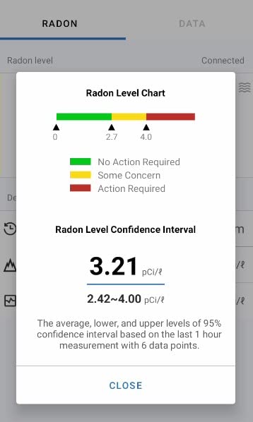 Ecosense Continuous Home Radon Detector, OLED Display, Bluetooth, RD200 | 95% Accuracy in 10 Hours, Results Updated Every 10 Minutes customer photo 2