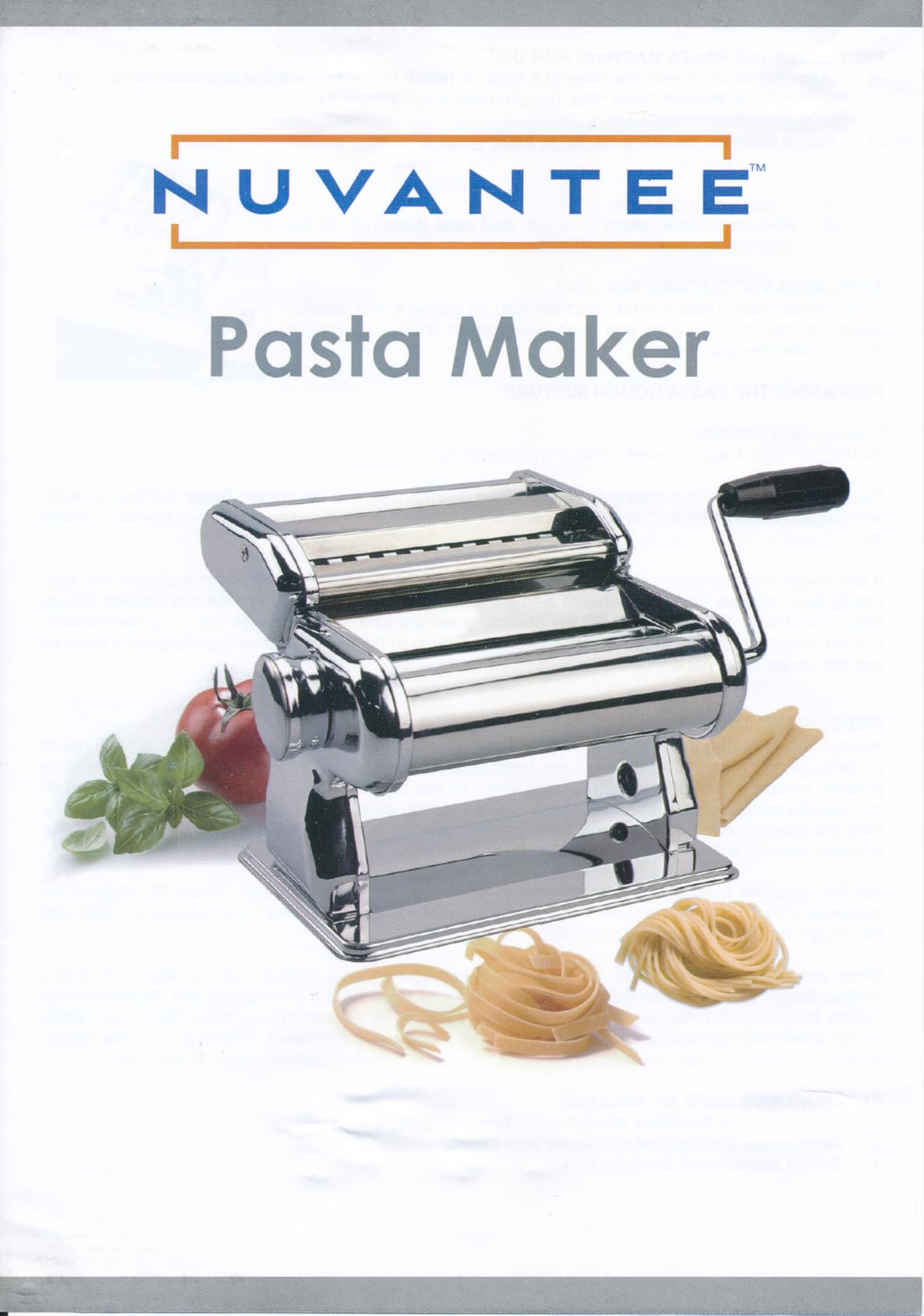 Nuvantee Pasta Maker with Adjustable Thickness Settings - 3 in 1 Noodle Maker customer photo 1
