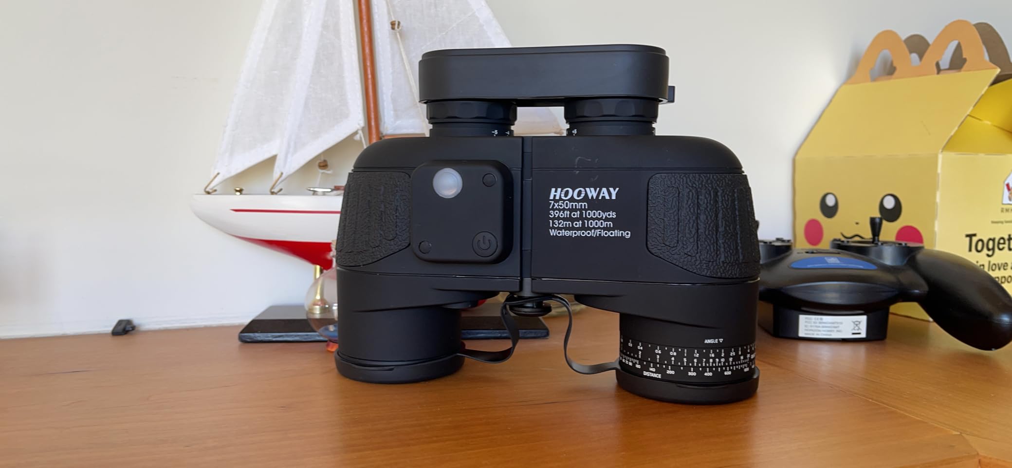 Hooway 7x50 Waterproof Fogproof Military Marine Binoculars w/Internal Rangefinder & Compass customer photo 1