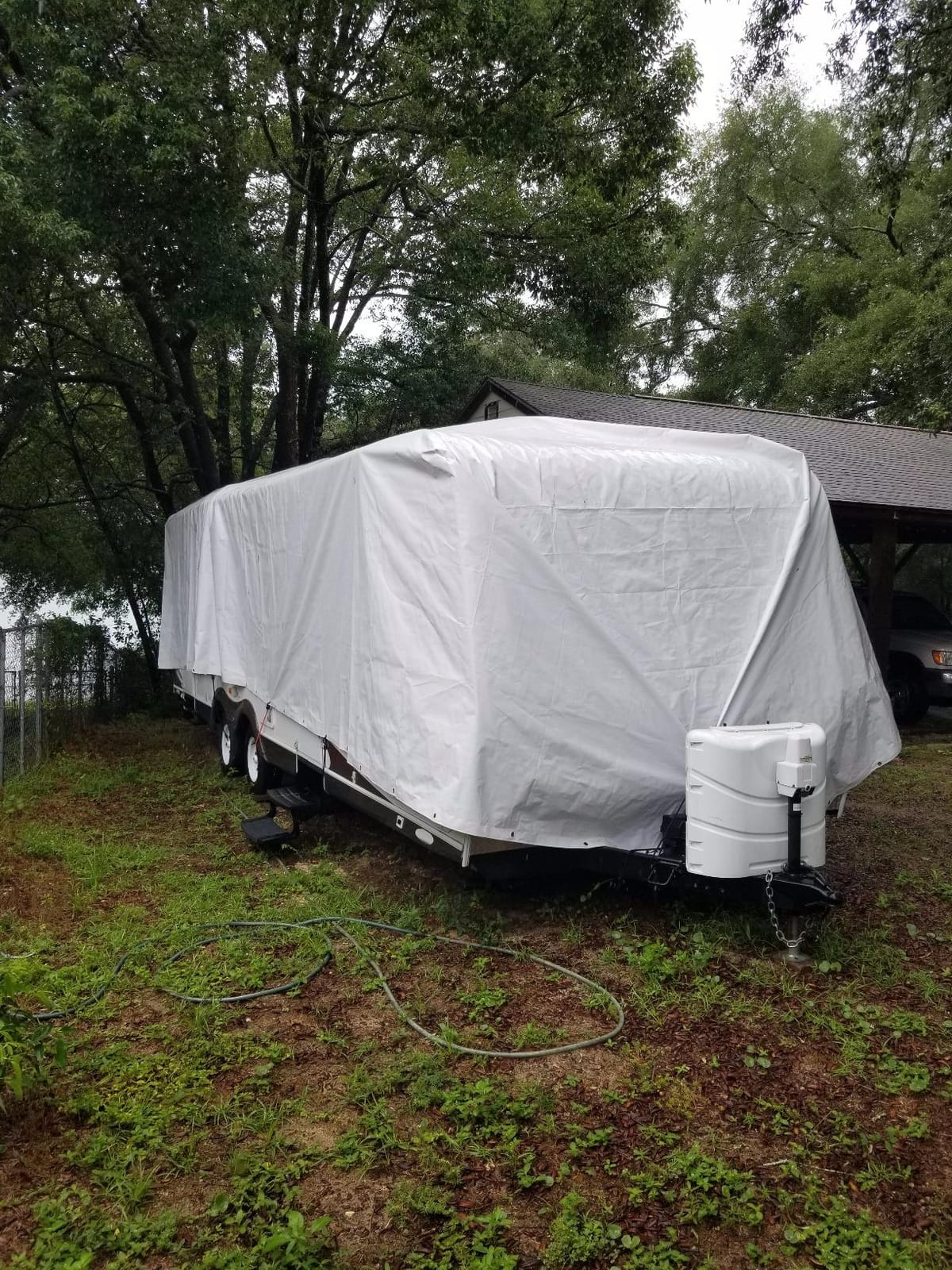 Watershed Innovations HydraTarp 20 Ft. X 30 Ft. Super Heavy Duty Waterproof Tarp - 16mil Thick - White/Brown Reversible Tarp customer photo 1