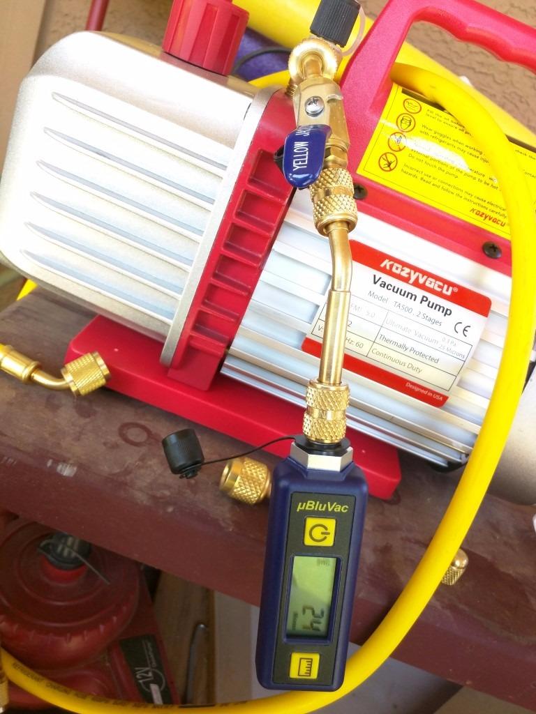 Dual-Stage HVAC Vacuum Pump, 5.0 CFM - Ideal for AC Repair Tools (TA500) customer photo 1