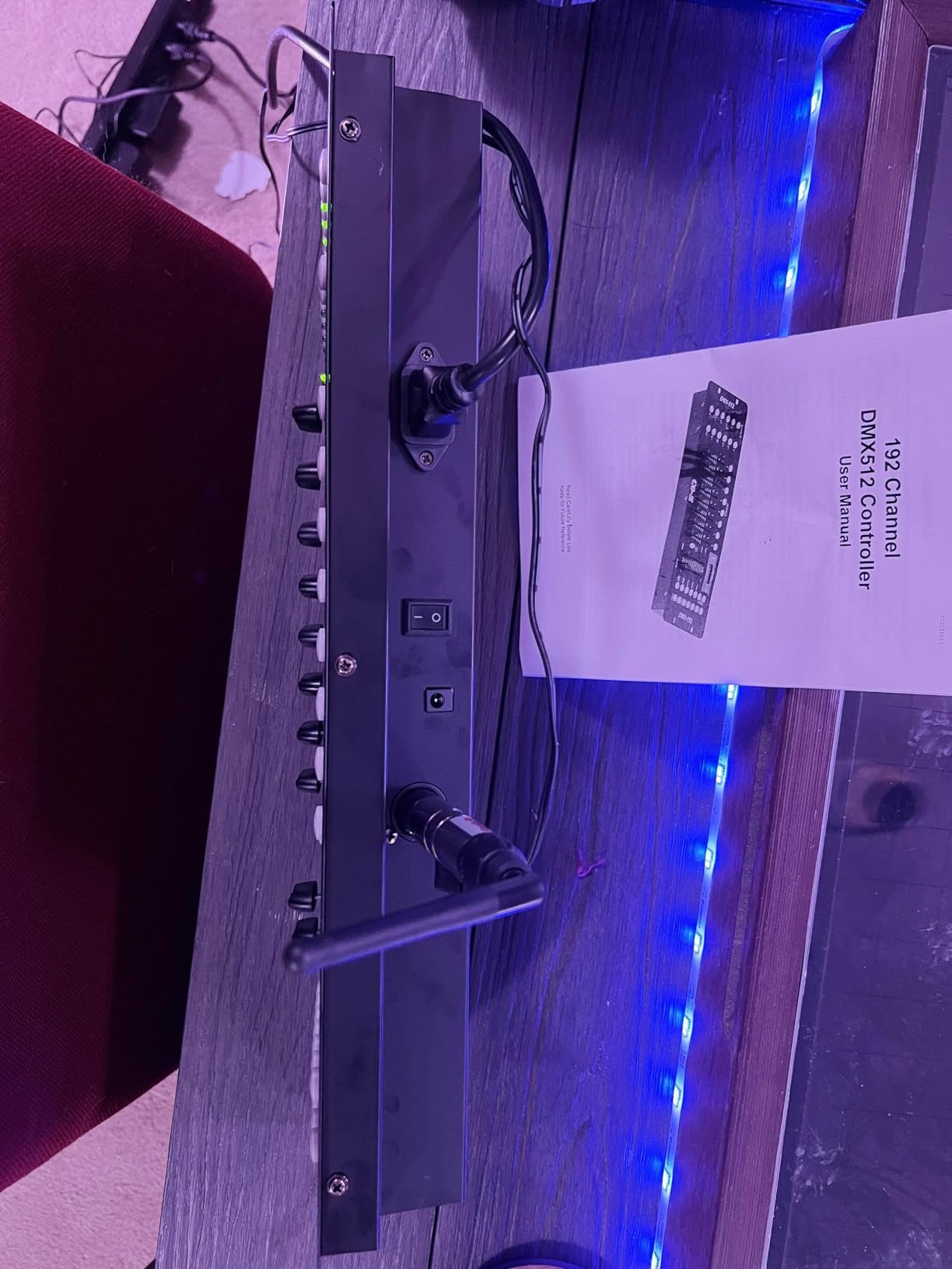 CO-Z 192 DMX 512 Stage DJ Light Controller Lighting Mixer Board Console for Light Shows, Party Disco Pub Night Club DJs KTV Bars and Moving Heads customer photo 2