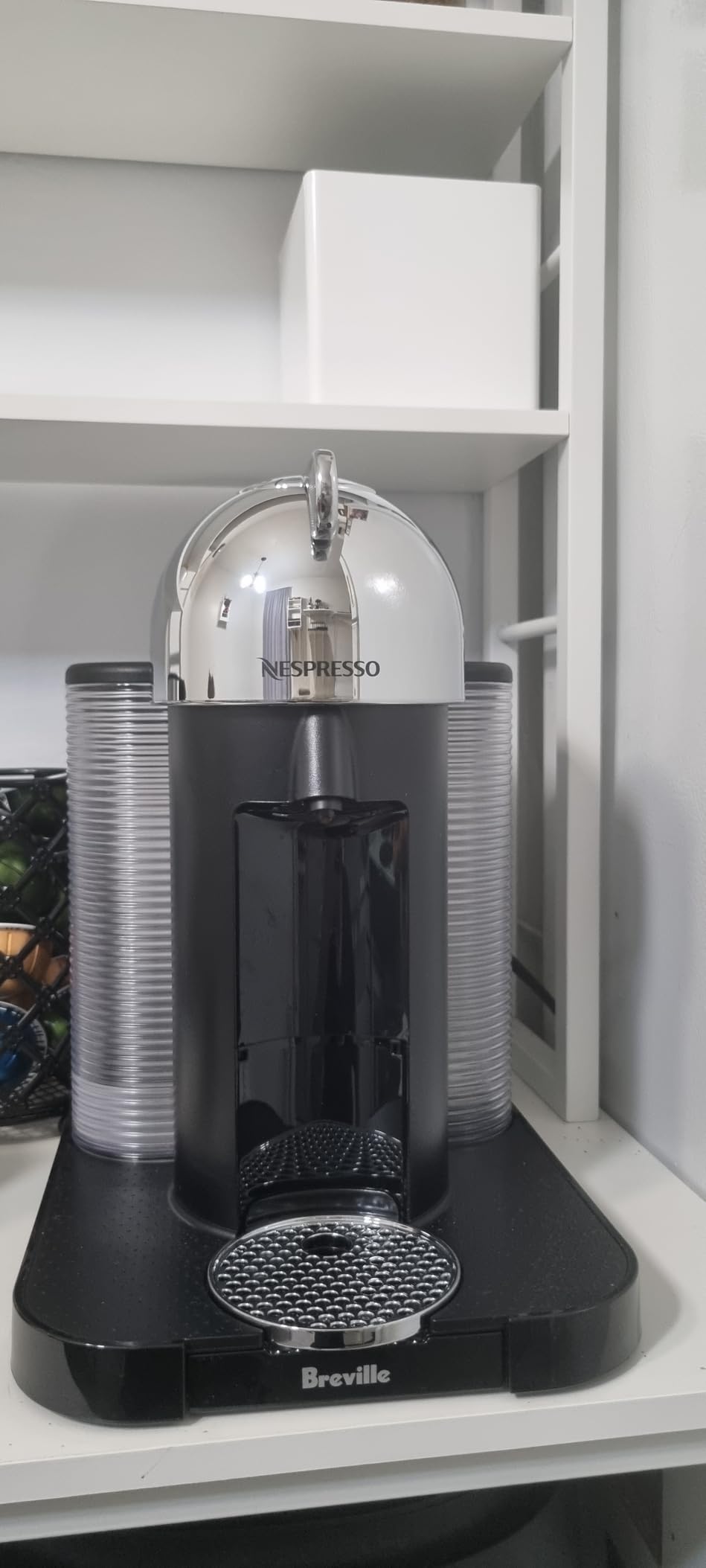 Vertuo Coffee and Espresso Maker by Breville, Chrome customer photo 2