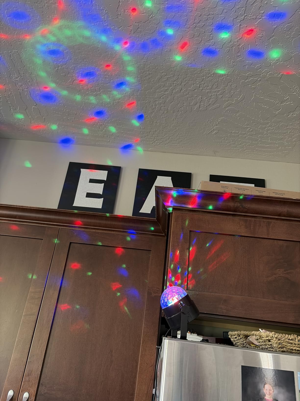 Luditek Sound Activated Party Lights with Remote DJ Lighting, Disco Ball Strobe Stage Light for Home Room Dance Parties Birthday Karaoke Stocking Stuffers New Years Eve Halloween Christmas Decorations customer photo 1