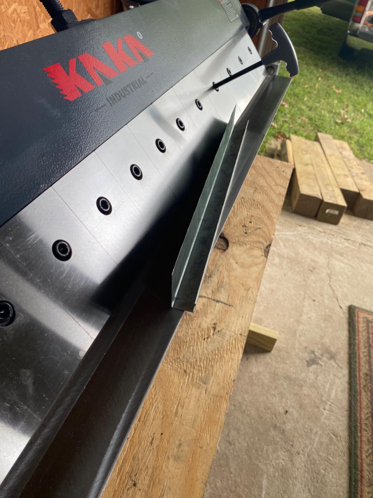 Box and Pan Brake, 48 in 16 Gauge, KAKA INDUSTRIAL W-4816Z customer photo 1