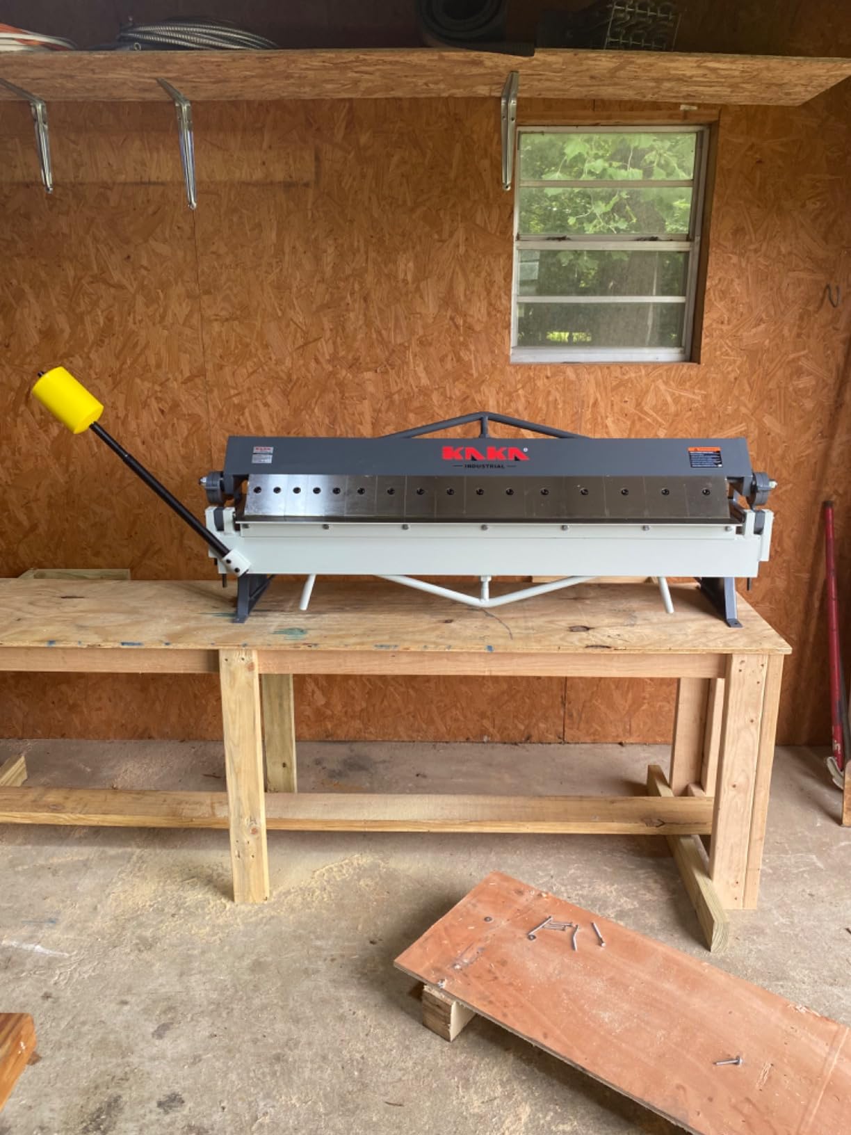 Box and Pan Brake, 48 in 16 Gauge, KAKA INDUSTRIAL W-4816Z customer photo 2