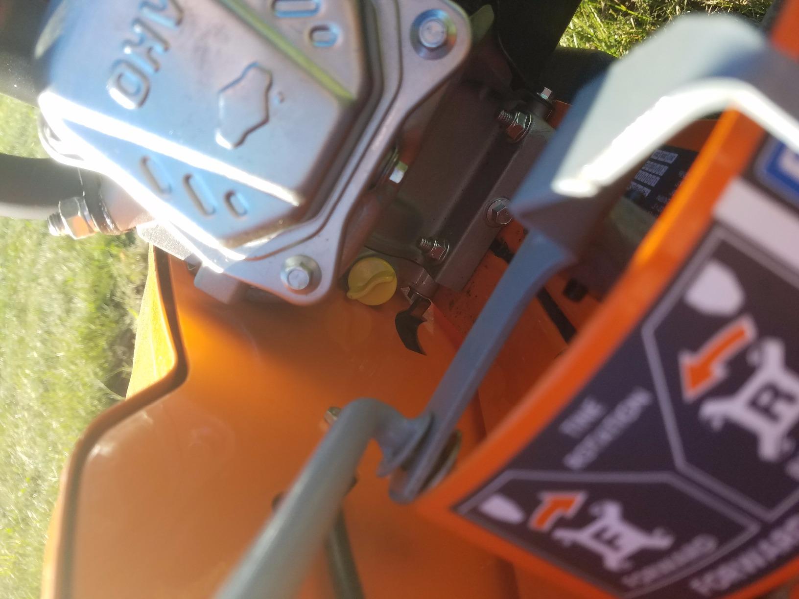 YARDMAX 18 in. 212 cc Gas OHV Engine Rear Tine Tiller with Dual Rotating Tilling customer photo 1