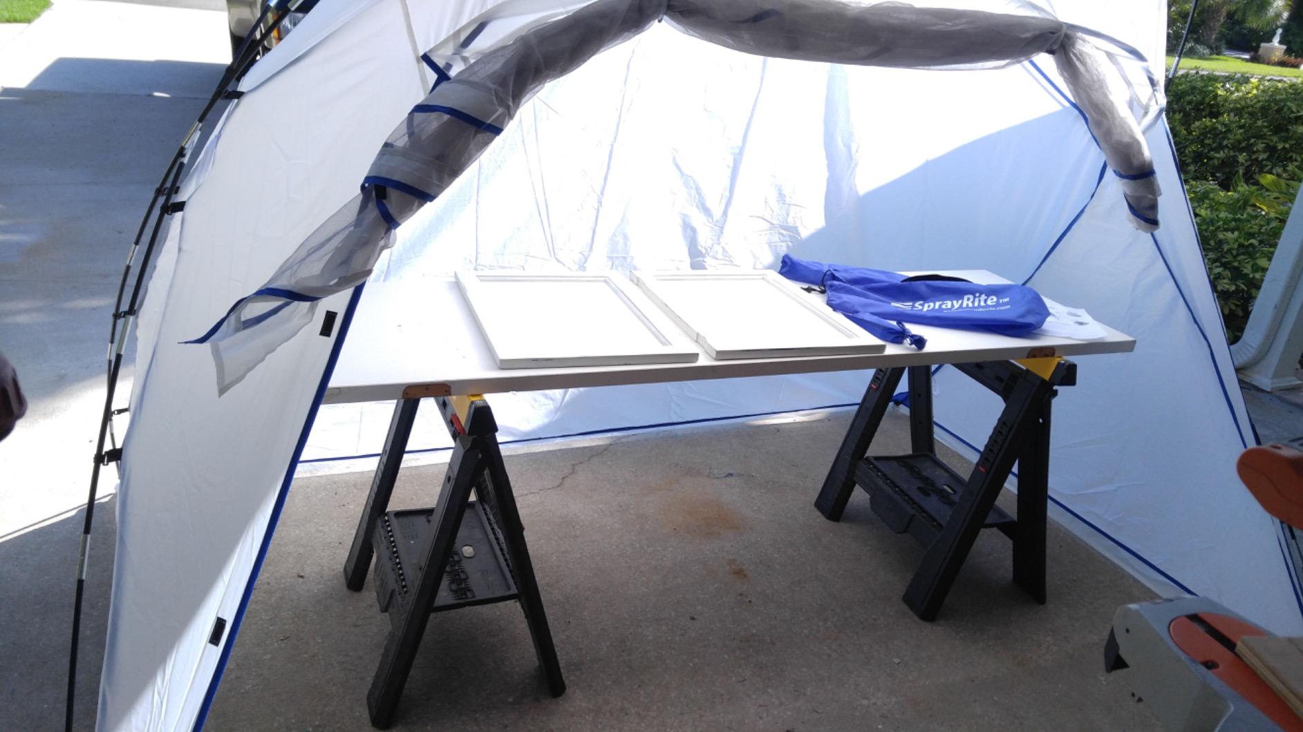 EasyGo Products Sprayrite 2 Paint Spray Shelter Spray Booth Painting Tent customer photo 2