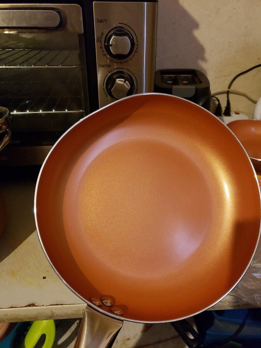 Copper Pan 10-Piece Luxury Induction Nonstick Cookware Set customer photo 1