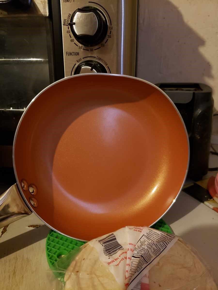 Copper Pan 10-Piece Luxury Induction Nonstick Cookware Set customer photo 2