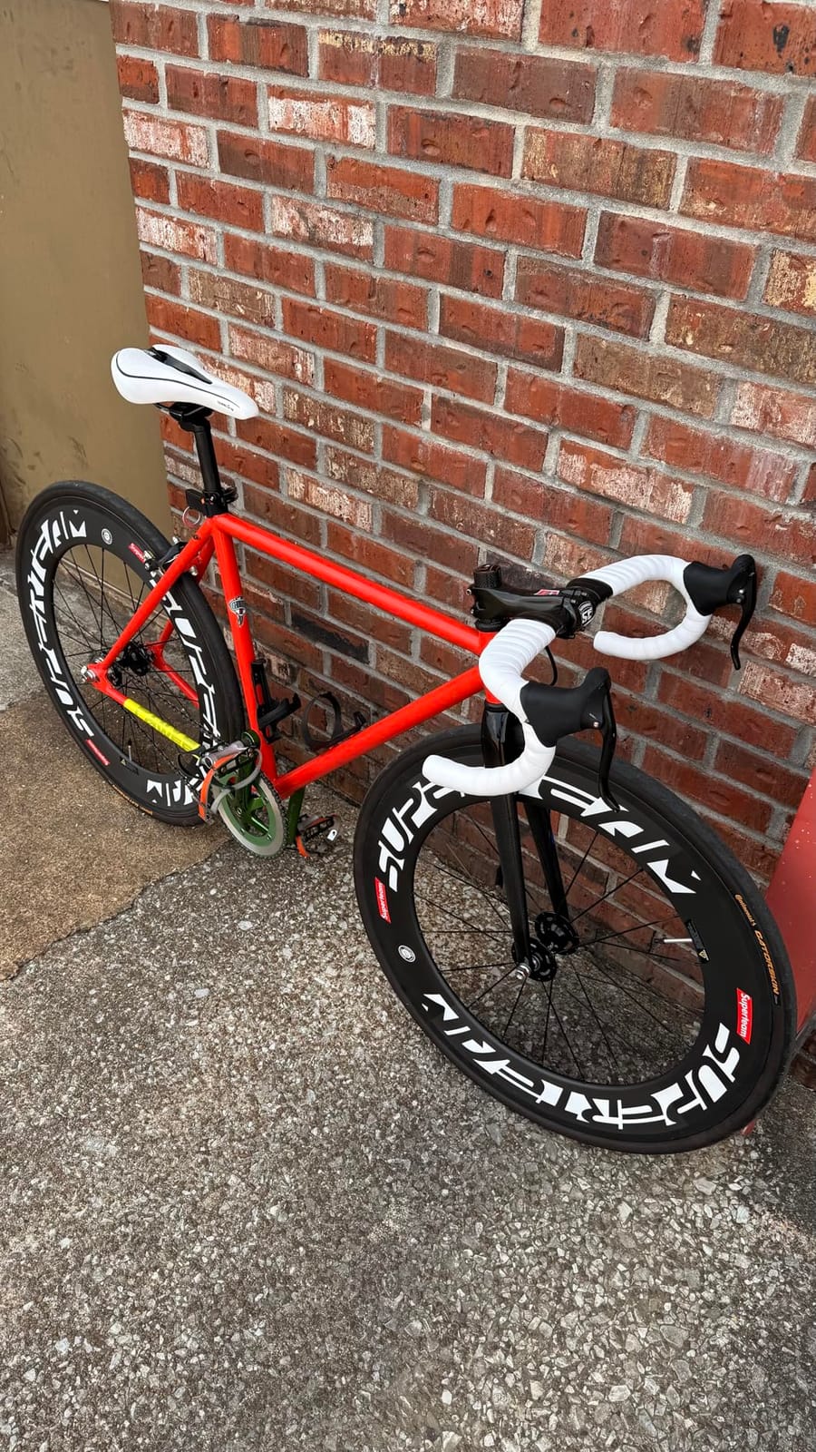 Superteam 88mm Carbon Clincher Fixed Gear Wheelset 23mm customer photo 1